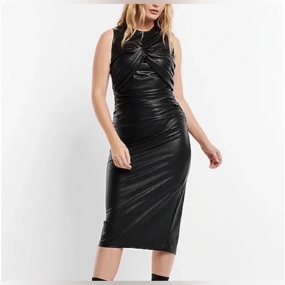 NWT Express Body Contour Dress built in compression Size Large original $228.00 - Picture 3 of 11